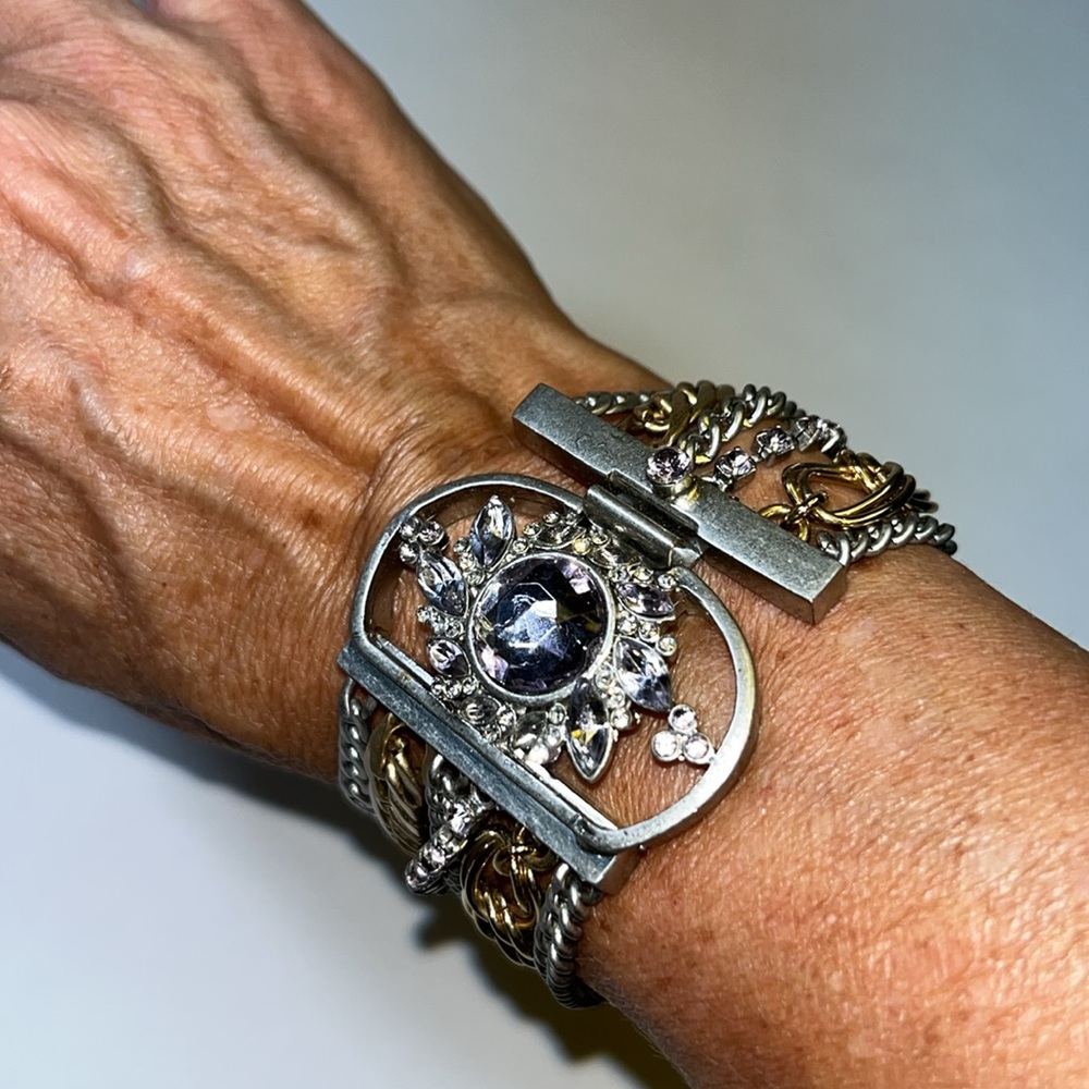 EUC:  Gorgeous cocktail bracelet!